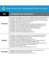 Mosiso Brown Pu Leather Laptop Tote Bag for Women - 17-17.3 Inch Waterproof Business Briefcase, Large Capacity Shoulder Bag for Work & Laptop