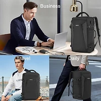 Mosiso 40L Travel Backpack, Tsa-Friendly Carry On Laptop Backpack with Usb Charging Port & Lay-Flat Opening - Fits 17-17.3 Inch Laptop