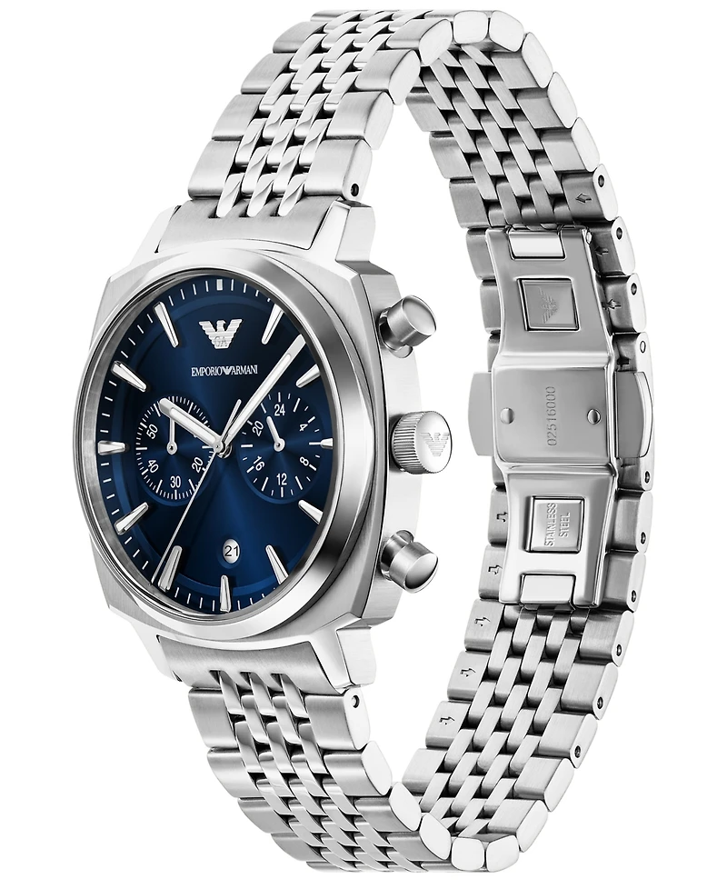 Emporio Armani Men's Chronograph Stainless Steel Bracelet Watch 40mm