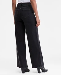 I.n.c. International Concepts Women's High-Rise Wide-Leg Jeans, Macy's Exclusive