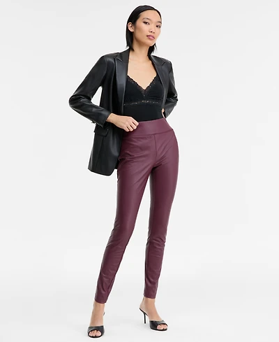 I.n.c. International Concepts Women's Faux-Leather Leggings, Macy's Exclusive
