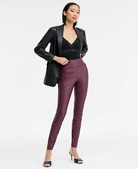 I.n.c. International Concepts Women's Faux-Leather Leggings, Macy's Exclusive