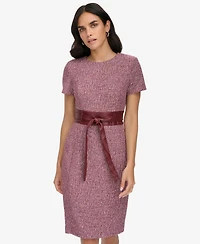 Calvin Klein Women's Short Sleeve Sheath Dress