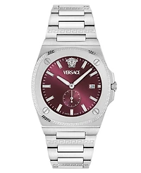 Versace Men's Swiss Tolomeo Stainless Steel Bracelet Watch 40mm