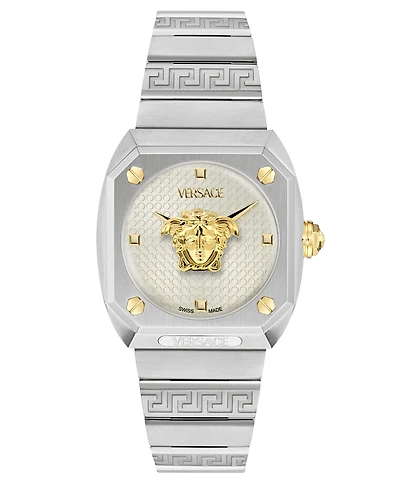 Versace Women's Swiss Medusa Antares Stainless Steel Bracelet Watch 35mm