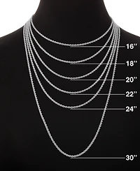 Giani Bernini Cubic Zirconia Filigree Initial I Monogram 18" Pendant Necklace in Sterling Silver, Macy's Exclusive