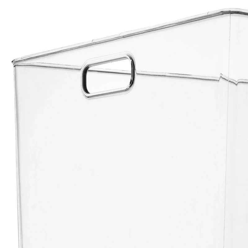 iDesign Plastic Pantry Storage Bin with Handles - Set of 3 - Clear