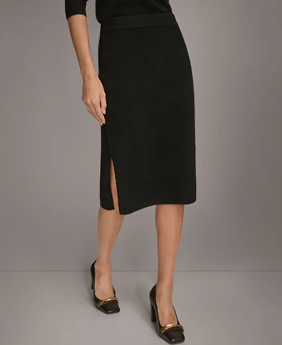 Donna Karan New York Women's Pull-On Cashmere Skirt