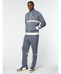 Sergio Tacchini Men's Dallas Houndstooth Track Jacket