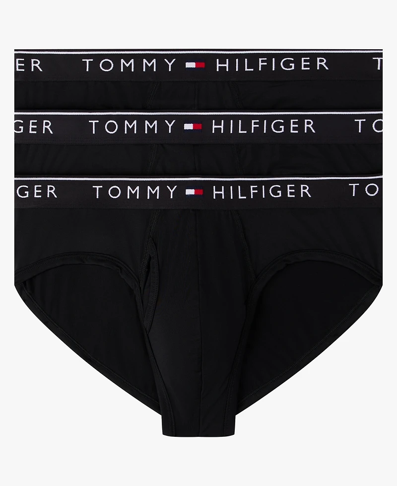 Tommy Hilfiger Men's 3-Pack Micro Moisture-Wicking Briefs Set