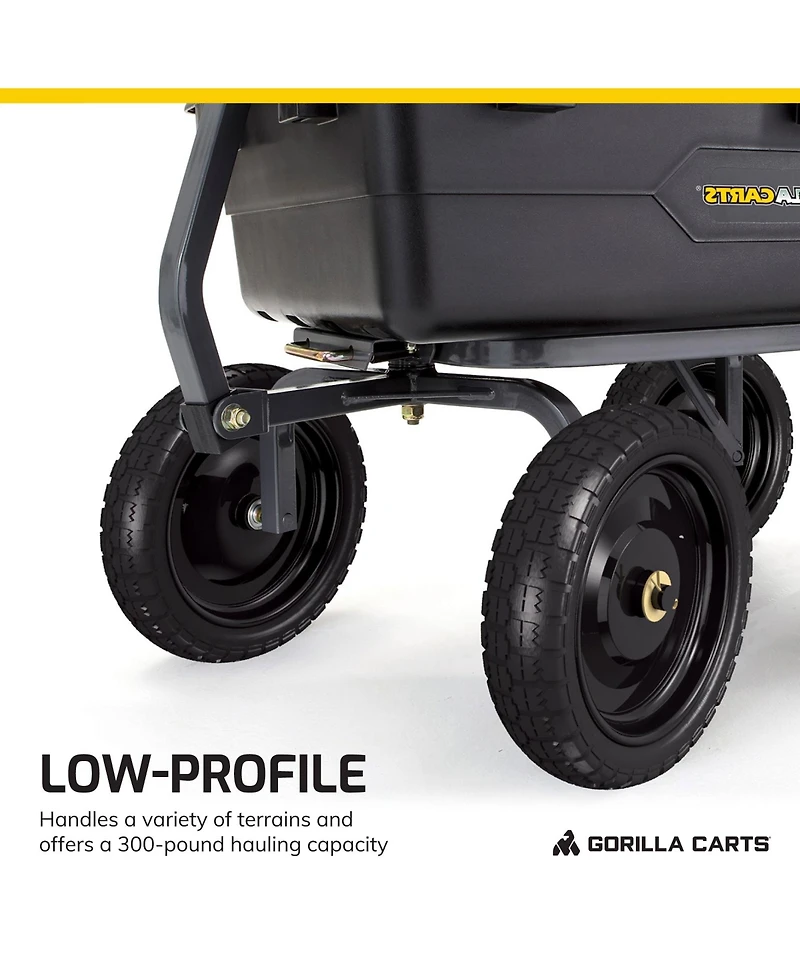 Gorilla Carts Gct-10NF 10 Inch No Flat Replacement Tire for Utility Cart, 2 Pack