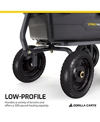 Gorilla Carts Gct-10NF 10 Inch No Flat Replacement Tire for Utility Cart, 2 Pack