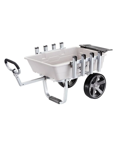 Gorilla Carts 200 Pound Capacity Heavy Duty Poly Fish and Marine Utility Cart
