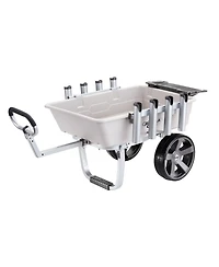 Gorilla Carts 200 Pound Capacity Heavy Duty Poly Fish and Marine Utility Cart