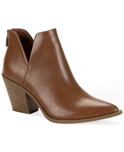 Wild Pair Women's Leilanii V Pointed Toe Booties, Macy's Exclusive