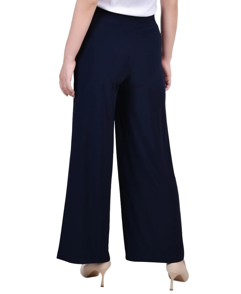 Ny Collection Petite Pull On Palazzo Pants