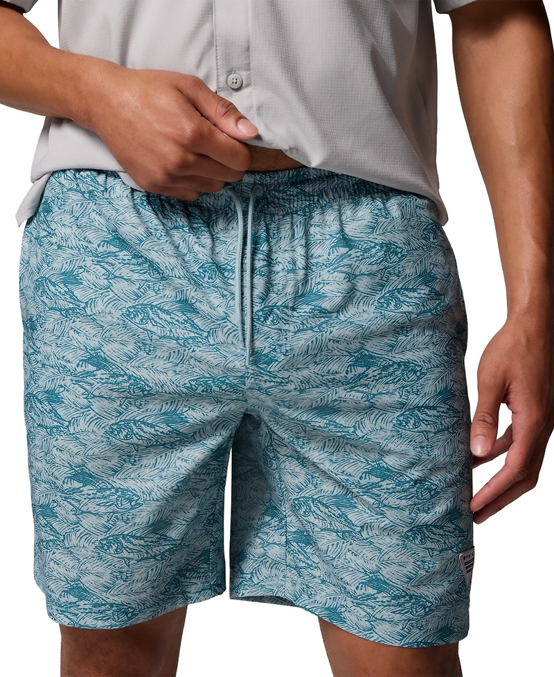 Columbia Men's Performance Fishing Gear Rambler Printed Water Shorts
