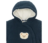 S Rothschild & Co Baby Boys Teddy Plush Corded Pram