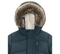 S Rothschild & Co Baby Boys Grosgrain Trim Parka Jacket