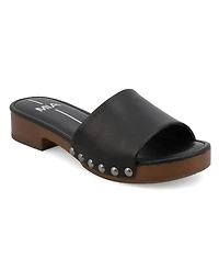 Mia Women's Xonia Studded Round Toe Sandals