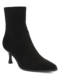Mia Women's Aletta Pointed Toe Kitten Heel Dress Booties