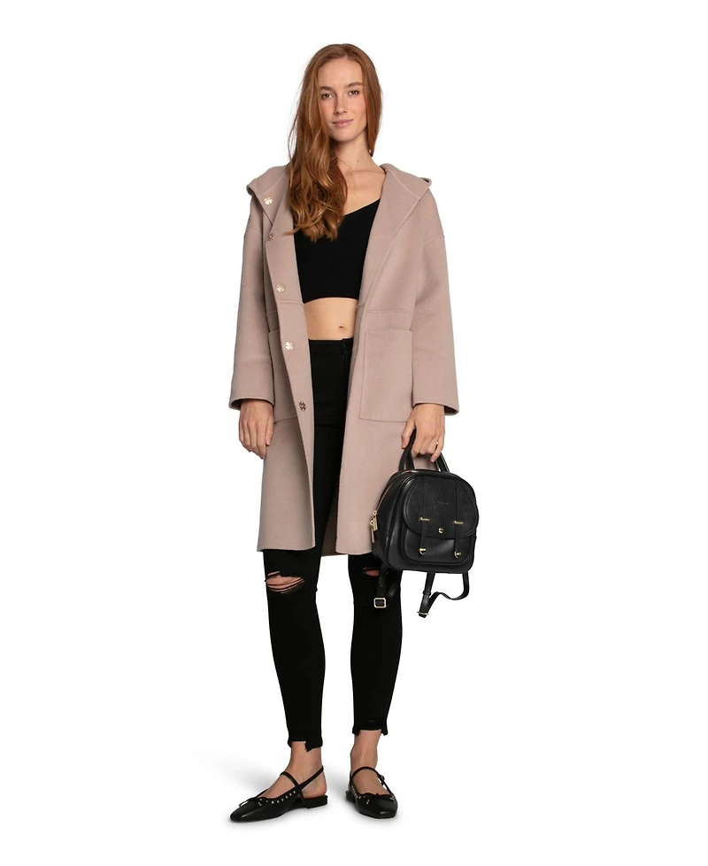 Belle & Bloom Women's Sunday Morning Hooded Coat
