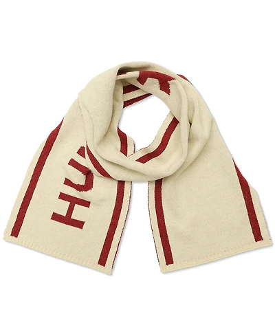 Hunter Metallic Rib Logo Scarf