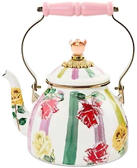 MacKenzie-Childs Garden Gala Enameled Steel 2-Quart Tea Kettle