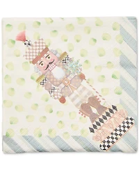 MacKenzie-Childs Nutcracker Cocktail Paper Napkins, Set of 20