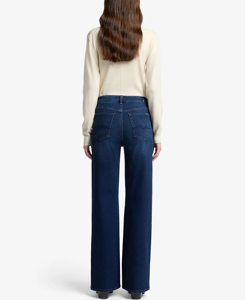 7 For All Mankind Women's Alexa Wide-Leg Jeans