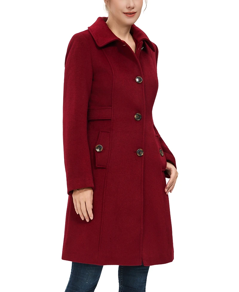 kimi + kai Women's Arina Wool Blend Walking Coat