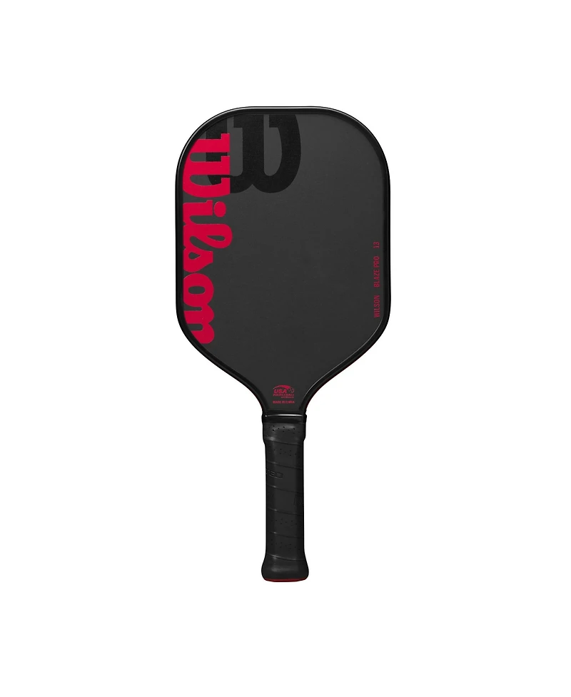 Wilson Blaze Pro 13 Pickleball Paddle - Black/Red / 4 1/4 / 8.1 Oz