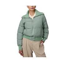 Bernardo Women's Bomber with Rib Knit Trim