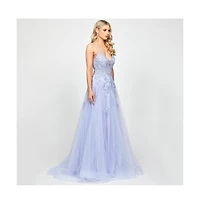 Bariano Women's Rosalee Embellished Ball Gown