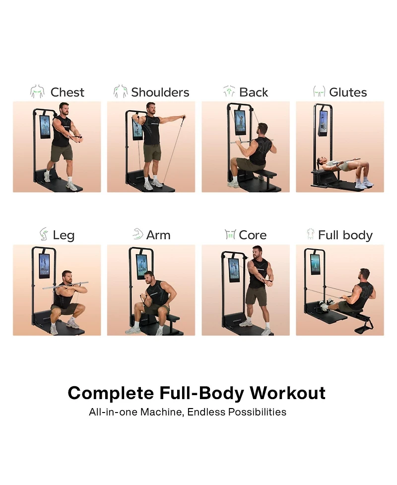 Speediance Gym Monster 2, Smart Ai-Powered Multi-Functional Smith Machine for Full Body Strength Training, All-in-one Home Gym Equipment