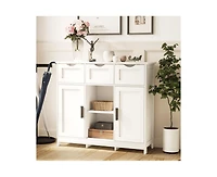 Casainc Accent Storage Cabinets with Drawers and Shelves