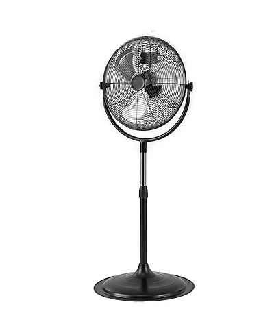 Mecale 18 Inches High Velocity Pedestal Fan with 3 Speeds and Adjustable Height