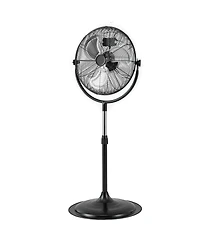 Mecale 18 Inches High Velocity Pedestal Fan with 3 Speeds and Adjustable Height