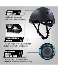 Color Gradient Adjustable Kids Bike Helmet Toddler Helmets for 3-5-8-14 Years Girls Boys Youth Bicycle Scooter Balance Roller Ska
