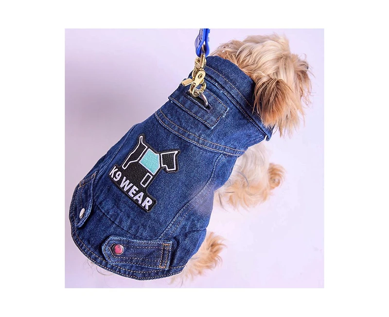 K9 Wear Denim Jacket & Harness Set