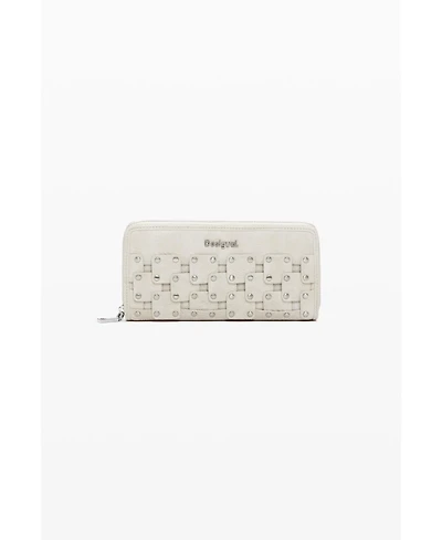 Desigual Women's Large faux leather studded wallet