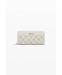 Desigual Women's Large faux leather studded wallet