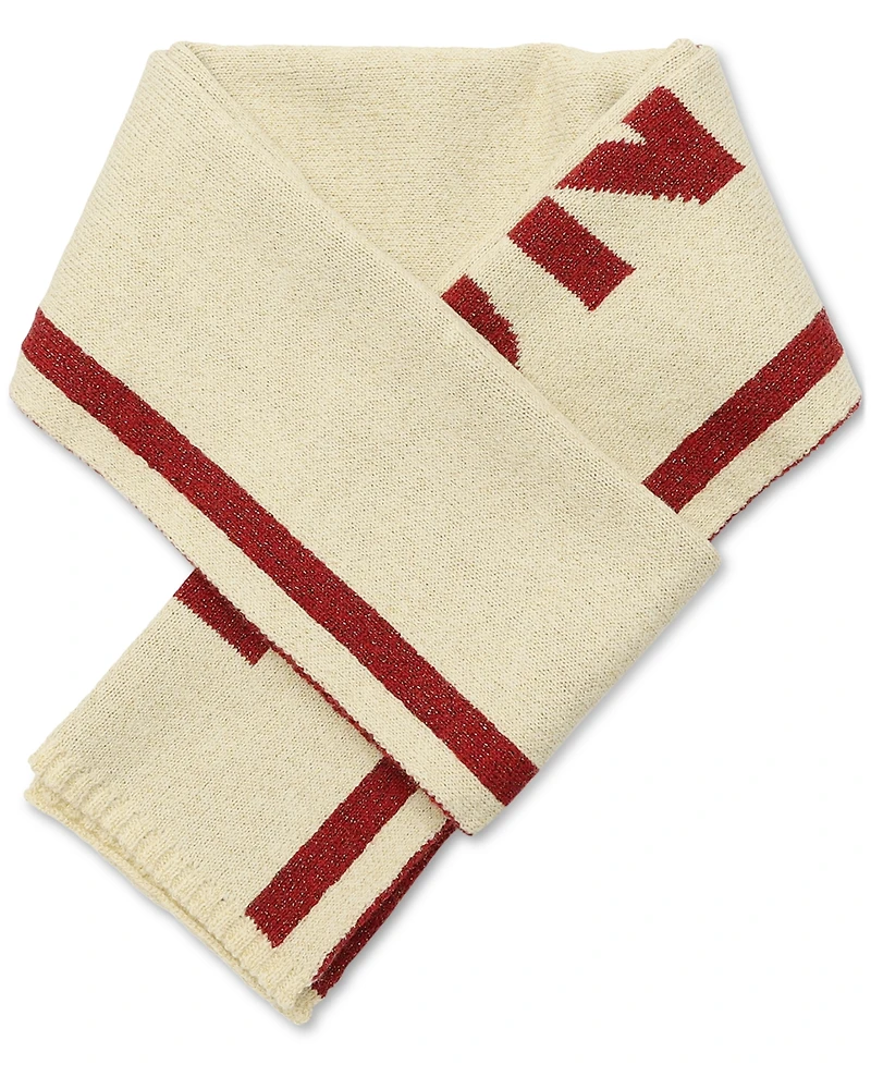 Hunter Metallic Rib Logo Scarf
