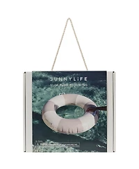 Slim Tube Pool Ring: Rustico Driftwood Stripe