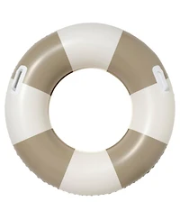 Slim Tube Pool Ring: Rustico Driftwood Stripe