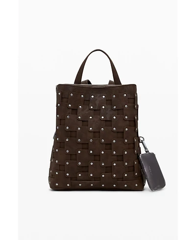 Desigual Women's Medium faux leather patch backpack