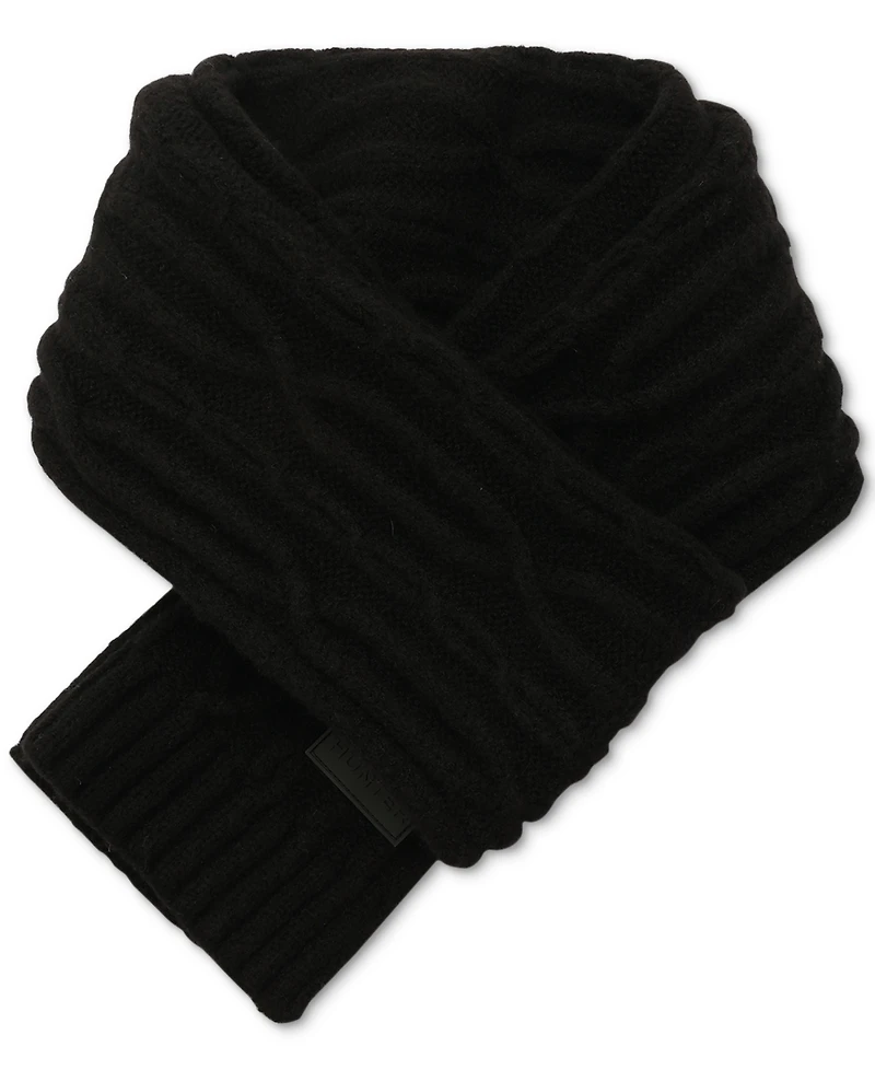 Hunter Cable-Knit Scarf