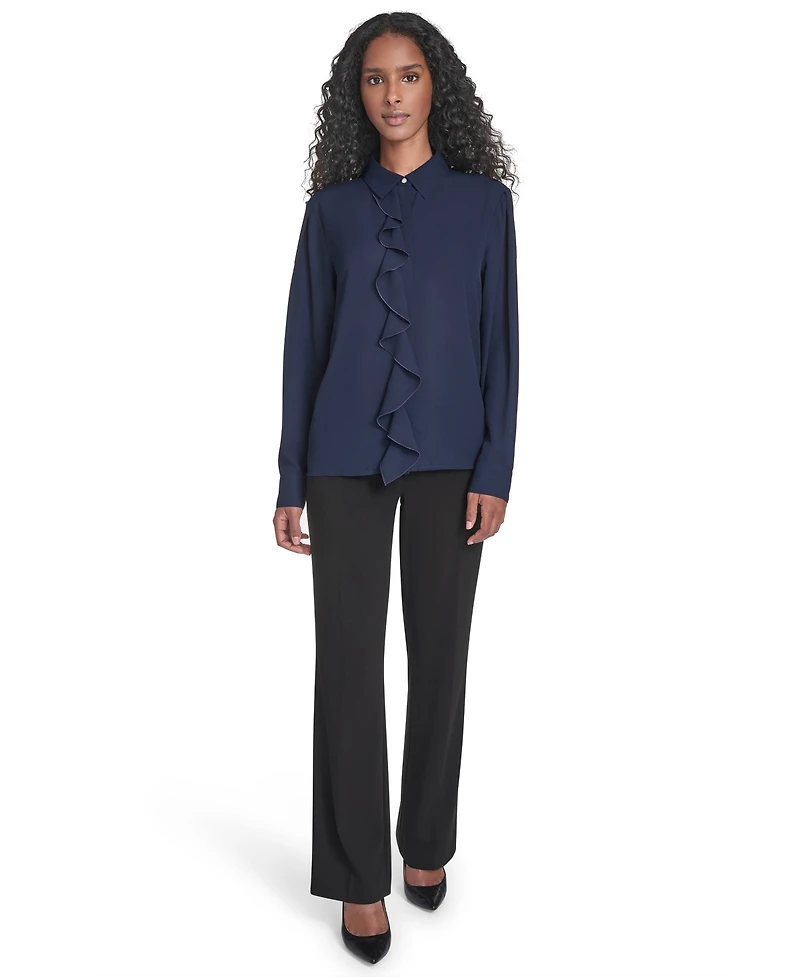 Calvin Klein Women's Long-Sleeve Blouse