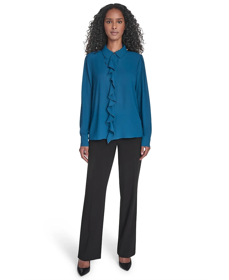 Calvin Klein Women's Long-Sleeve Blouse