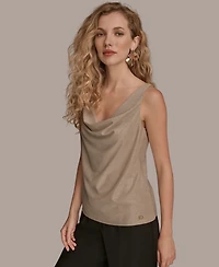 Donna Karan New York Women's Twisted Shoulder Tank Top